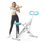 2-in-1 Squat & Rowing Machine with Adjustable Resistance – 350lbs Capa