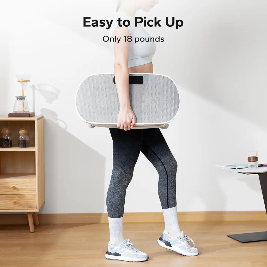 Summervibes Lymphatic Drainage Vibration Plate | 400LBS Home Gym Fitness Machine